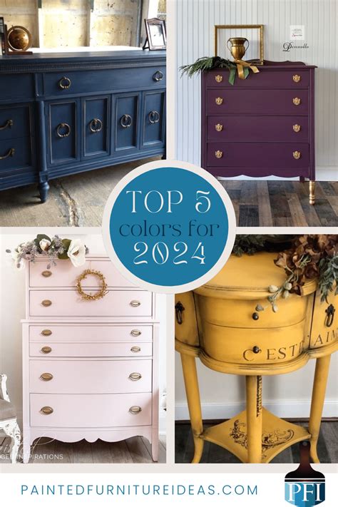 Hottest Hues for 2024: 5 Most Popular Pinterest Furniture Paint Colors ...