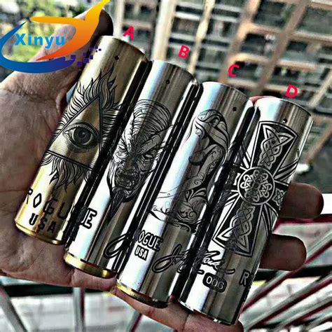 Classic ROGUE mod mechanical mod 18650 battery 24 diameter Stainless steel vape pen Vaporizer ...