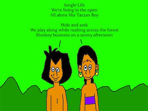 Mowgli and Shanti Singing Tarzan Boy by MJEGameandComicFan89 on DeviantArt