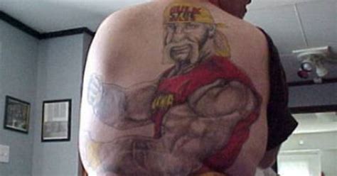 Hulk Hogan Back Tattoo