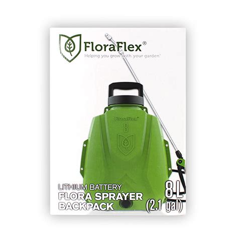 FloraFlex Battery Powered Backpack Sprayer, 8 Liter Electric Garden ...