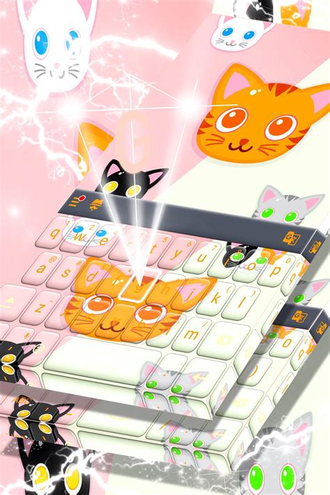 Скачать Cat Emoji Keyboard Theme APK для Android