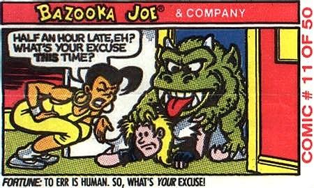 A Look Back At The (Pretty Awful) ‘Bazooka Joe’ Chewing Gum Comics