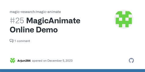 MagicAnimate Online Demo · Issue #25 · magic-research/magic-animate · GitHub