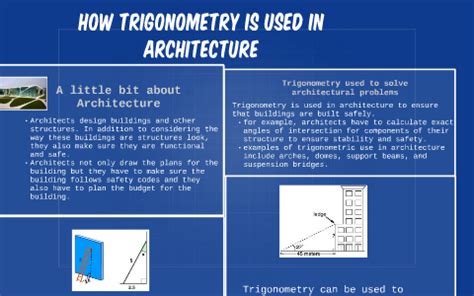 How trigonometry is Used in Architecture by Keira Ramsay on Prezi