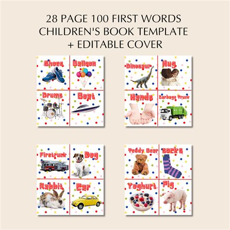 Amazon KDP Childrens Book Template 28 Page Interior and Cover Canva ...