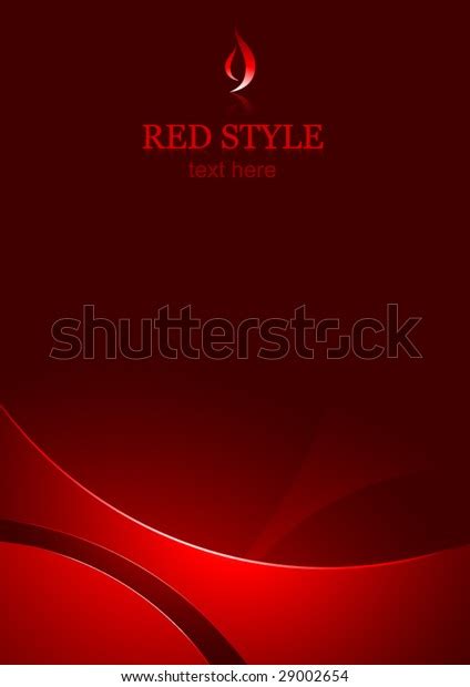 Vector Corporate Business Template Background Red Stock Vector (Royalty Free) 29002654