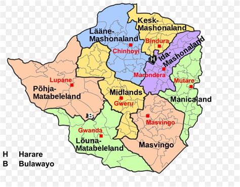 Provinces Of Zimbabwe Great Zimbabwe Geography Of Zimbabwe Southern ...