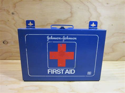 Antique Johnson And Johnson First Aid Kit - Antique Poster