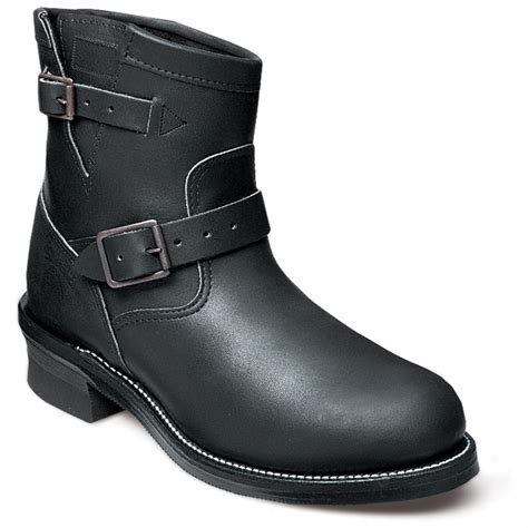 Men's Chippewa® Vibram® 7" Steel Toe Engineer Boots, Black - 121597 ...