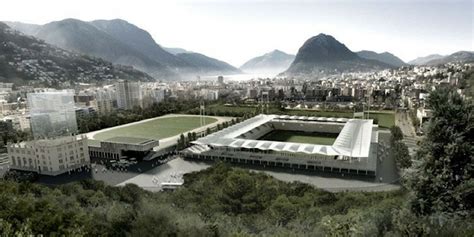 I COLORI DEL CALCIO: Il nuovo stadio dell'FC Lugano (SVIZZERA).