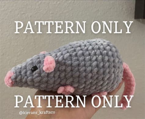 Crochet Rat Pattern - Etsy