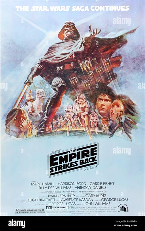 Star wars empire strikes back poster hi-res stock photography and ...