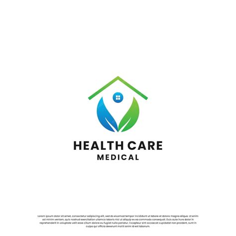 Premium Vector | Home care health care logo design collection for medical and healthy