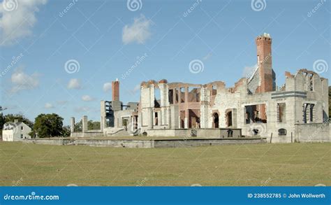 The Ruins of Dungeness Mansion on Cumberland Island, Georgia, USA ...