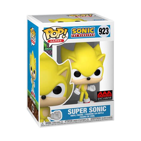 Sonic the Hedgehog Super Sonic Funko Pop! Vinyl Figure #923 - AAA Anime Exclusive