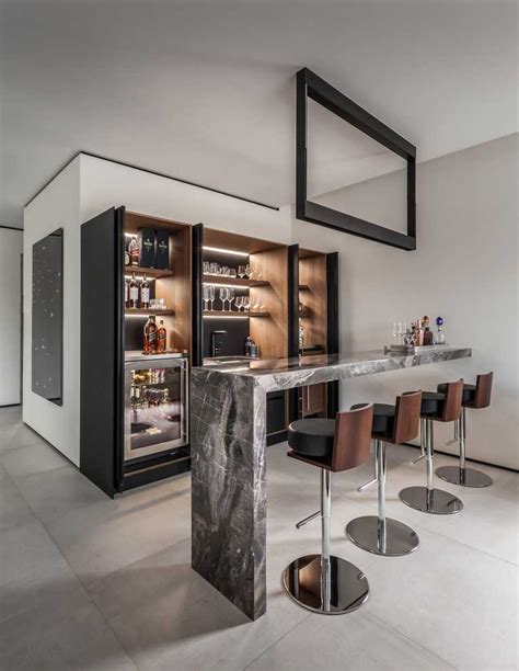 20 Glorious Contemporary Home Bar Designs You'll Go Crazy For