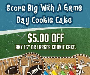 Great American Cookie Company $5 off 16 inch cookie cake coupon | AL.com