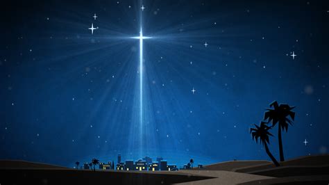 Christmas Artwork Bethlehem Star | Motion Video Background