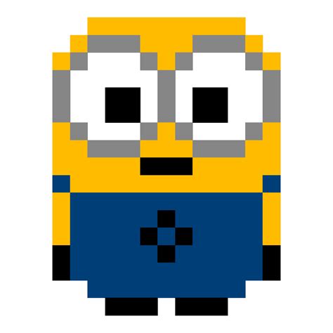 Minion: Bob - 19x19 Pixel Art by comficker - simplepixelart.com