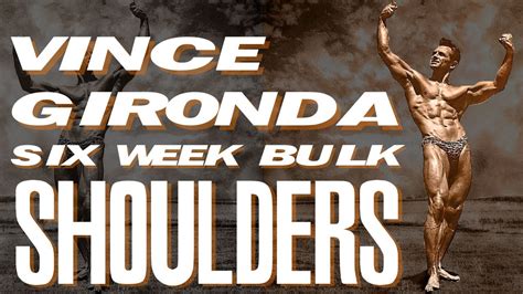 Vince Gironda | Boulder Shoulder Workout | Six Week Bulk Course - YouTube