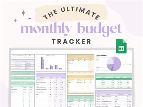 How To Use Google Sheets Monthly Budget Template - Free Printable Worksheet