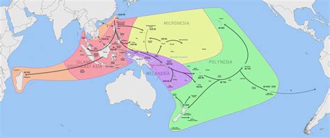 Map of Austronesian Migrations : r/MapPorn