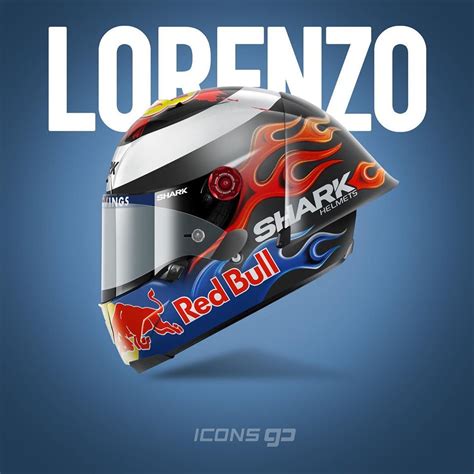 Jorge Lorenzo 2019 | Helmet design, Racing helmets, Shark helmets