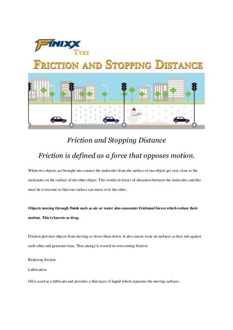 Friction and Stopping Distance