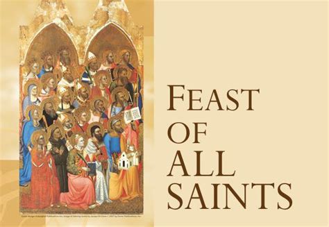 Feast of All Saints - 1 Nov 2019