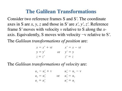 Homework And Exercises Galilean Transformation And, 43% OFF