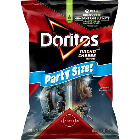 Doritos, Party Size, Nacho Cheese Flavored, Tortilla Chips - SmartLabel™