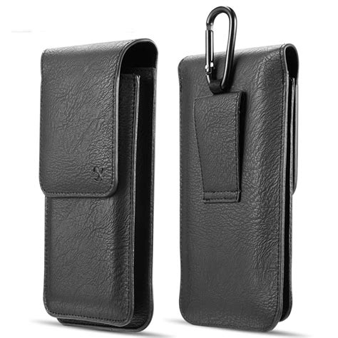 Vertical Holster Dual Phone Holder Card Slot Belt Loop Clip on Case - Walmart.com