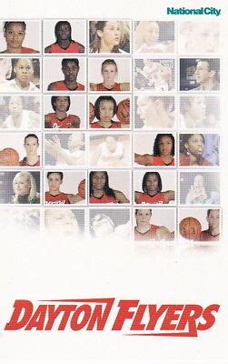 2008-00 UNIVERSITY OF DAYTON FLYERS WOMEN'S BASKETBALL SCHEDULE | eBay