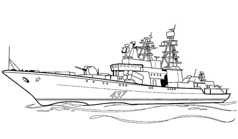 Bismarck Battleship Coloring Page Clip Art Library | Images and Photos finder