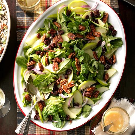 Winter Salad Recipe with Apples and Dried Cherries