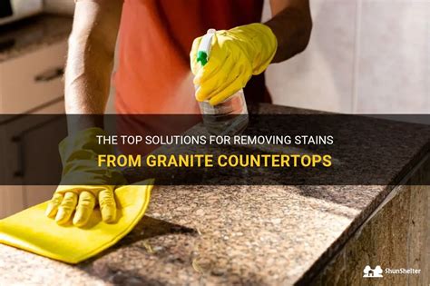 The Top Solutions For Removing Stains From Granite Countertops | ShunShelter