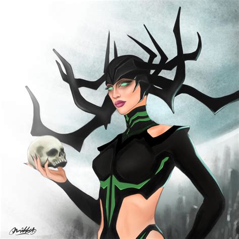 Hela (Fan Art) by artmilla on DeviantArt