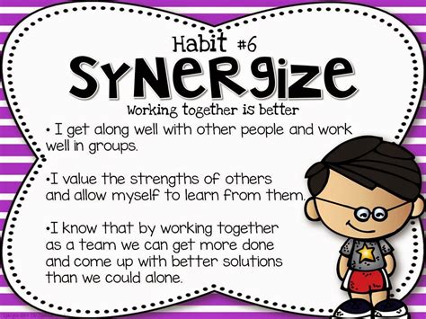 Habit 6 - Synergize - Mrs. Yamabe's Class!