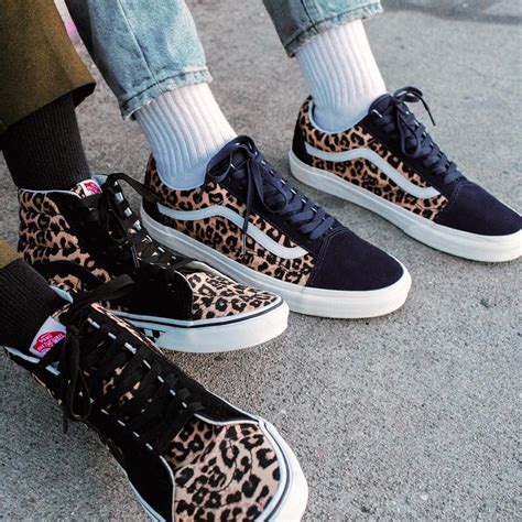 Go wild with the customs Leopard print. Start designing at vans.com/customs | Leopard print vans ...