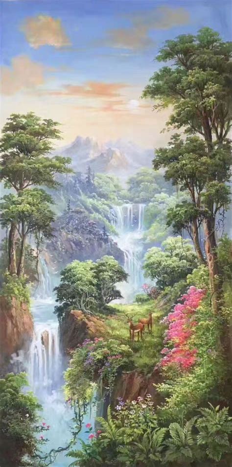 ID=ap-D14; size:80x160cm(32"x63"inch); 100% hand-made oil painting,decoration,murals,Art,Home ...