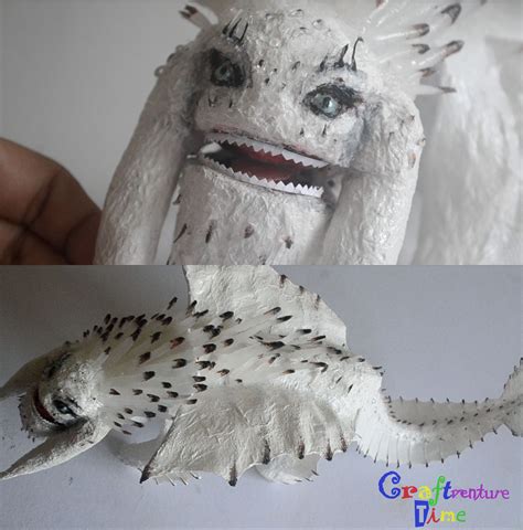 DIY Paper Mache Bewilderbeast Toy | Diy paper, Paper towel tubes, White ...