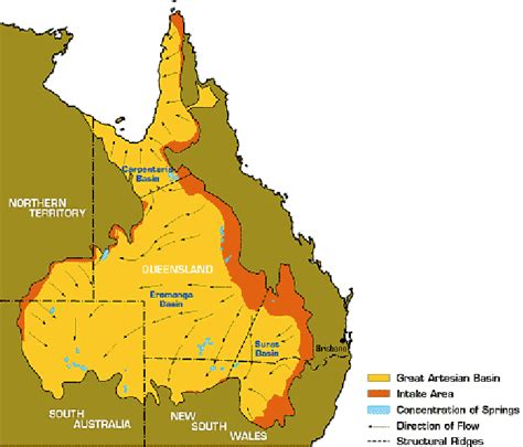 Location of the Great Artesian Basin [1] | Download Scientific Diagram