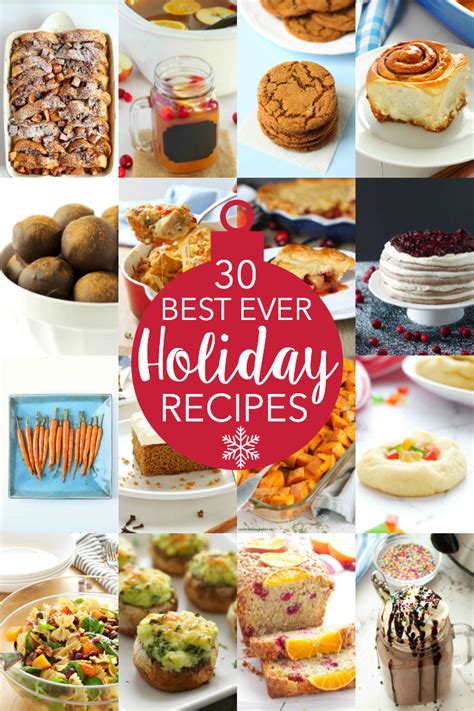 30 Best Ever Holiday Recipes for Christmas - The Busy Baker