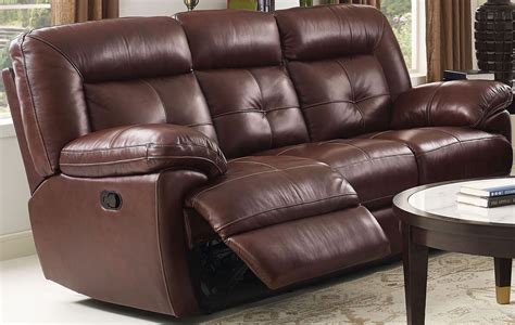 Stampede Dark Brown Dual Reclining Sofa from New Classic | Coleman Furniture