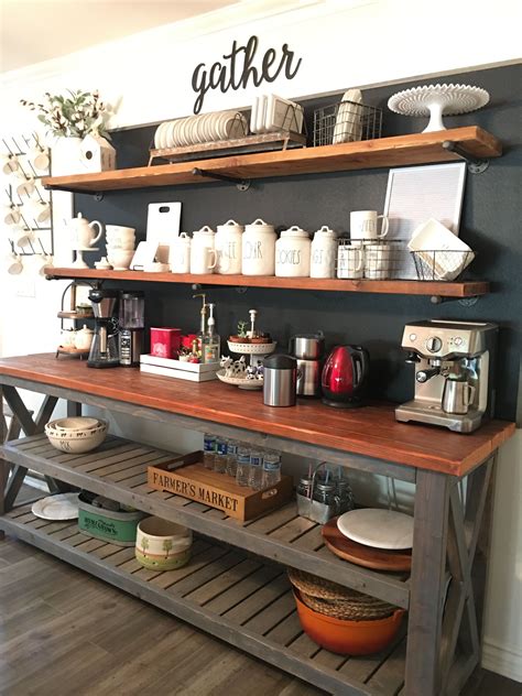 Coffee Bar | Coffee bar home, Coffee bars in kitchen, Coffee station kitchen