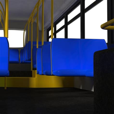 3D New Flyer Xcelsior XD40 Bus CTfastrak Simple Interior model | 3D ...