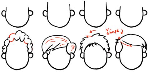 How To Draw Cartoon Hair Boy - Howto Techno