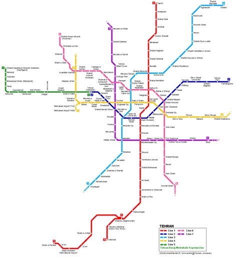 UrbanRail.Net > Asia > Iran > TEHRAN Metro