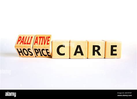 Palliative or hospice care symbol. Concept word Palliative care Hospice ...